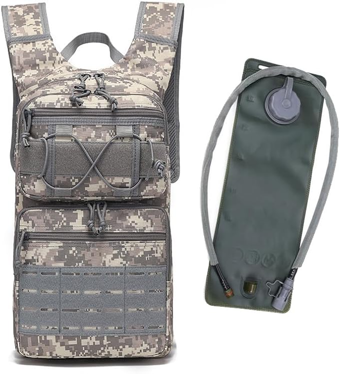 Outdoor Sports Hiking Bag Tactical Assault Combat Camouflage Tactical Molle Water Pack Hydration Pack