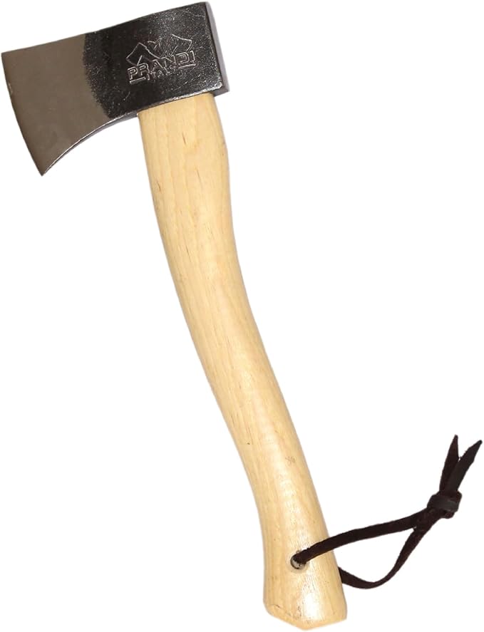 PRANDI Yankee Hatchet 1.98lb - Hickory Handle 19.7in - Ideal for Camping Travel and Bushcraft - Made in Italy