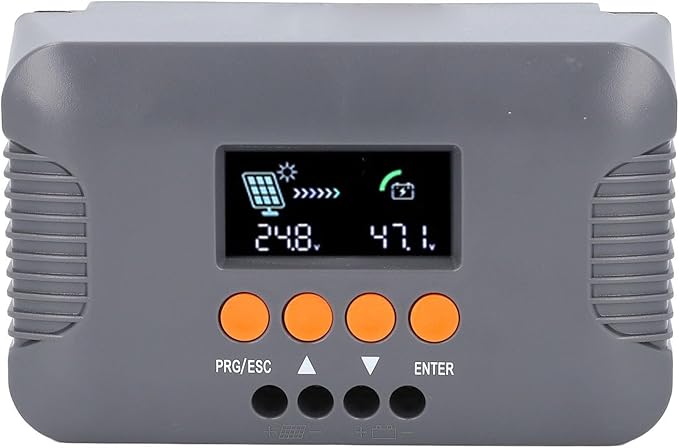 Boost MPPT Solar Charg Controller 24V 36V 48V 60V 72V 10A MPPT Charg Controller for Sealed Gel FLD Li Battery Solar Panel Battery Regulator for Golf Carts Electric Vehicles
