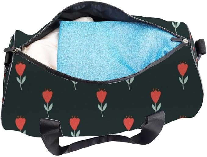 Hand Drawn Field Foldable Duffle Bags For Men Women Oxford Tote Bags Adjustable Shoulder Strap Convertible Carry Backpack Gothic Duffle Bag For Baseball Gym Gym Backpack With Shoe Compartment