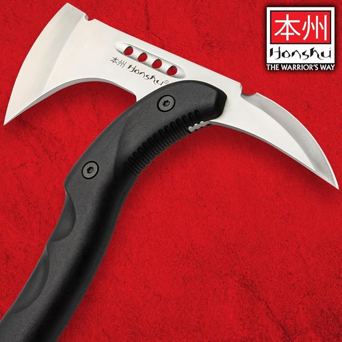 Honshu Karito Tomahawk Axe | Savage Blend of Tradition and Innovation | Premium Leather Sheath