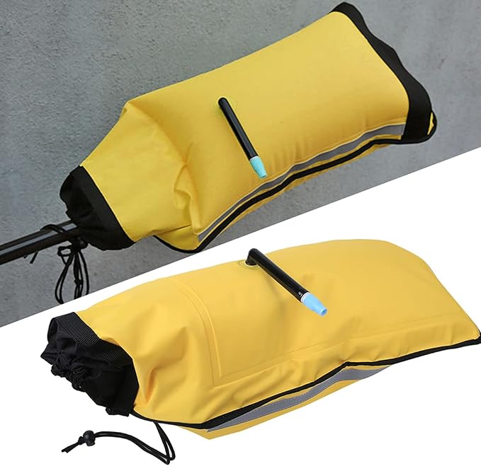 72.5x38cm/28.5x15in Floating Waterproof Dry Bag Nylon Rescue Inflatable Paddle Float Floating Bag Roll Top Sack Keeps Gear Dry