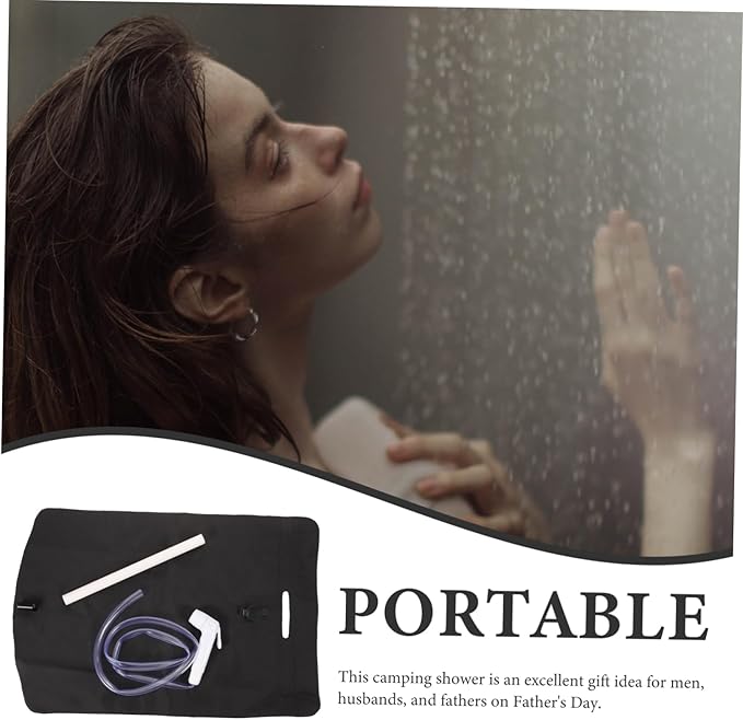 WOONEKY Travel Shower Camping Bag Compact Portable Shower for Outdoor Use for Camping Hiking and Outdoor Adventures