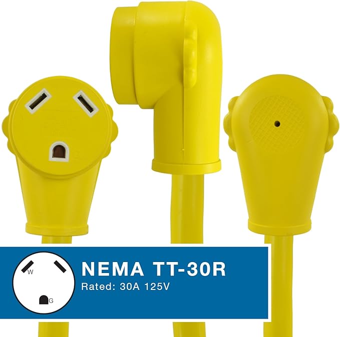 Conntek 14963: 50 Amps 14-50P to TT-30R &amp 5-15/20R Y-Adapter