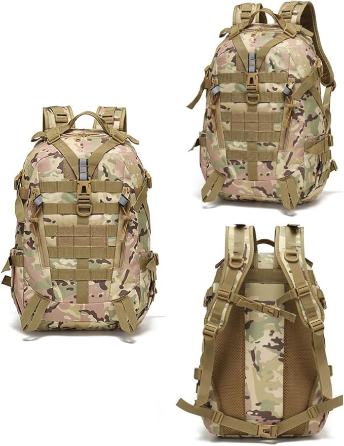 Military Tactical Backpack Large Military Pack Army 3 Day Assault Pack Molle Bag Rucksack Assault Bag (CP)
