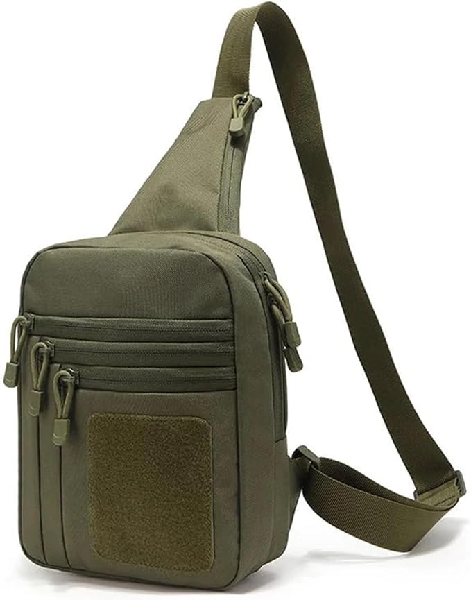 Tactical Concealed Crossbody Gun Bag Shoulder Chest Pack Outdoor Hiking Hunting Camping Chest Bag With Gun Holster