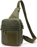 Tactical Pistol Gun Case Shoulder Bag Outdoor Hiking Hunting Camping Chest Bag with Gun Holster