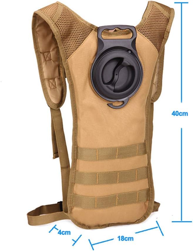 Outdoor Sports Hiking Bag Tactical Assault Combat Camouflage Tactical Molle Water Pack 2.5/3L Hydration Pack