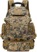 Tactical Backpack Military Molle Hiking 20-35L Outdoor Camouflage Pack Tactical Special Ops Bag Jungle Digital Camouflage