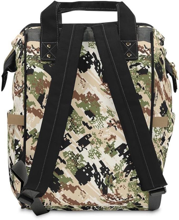 Camo Backpack/Desert Camo Diaper bag/High Alpine Camo Hiking Bag