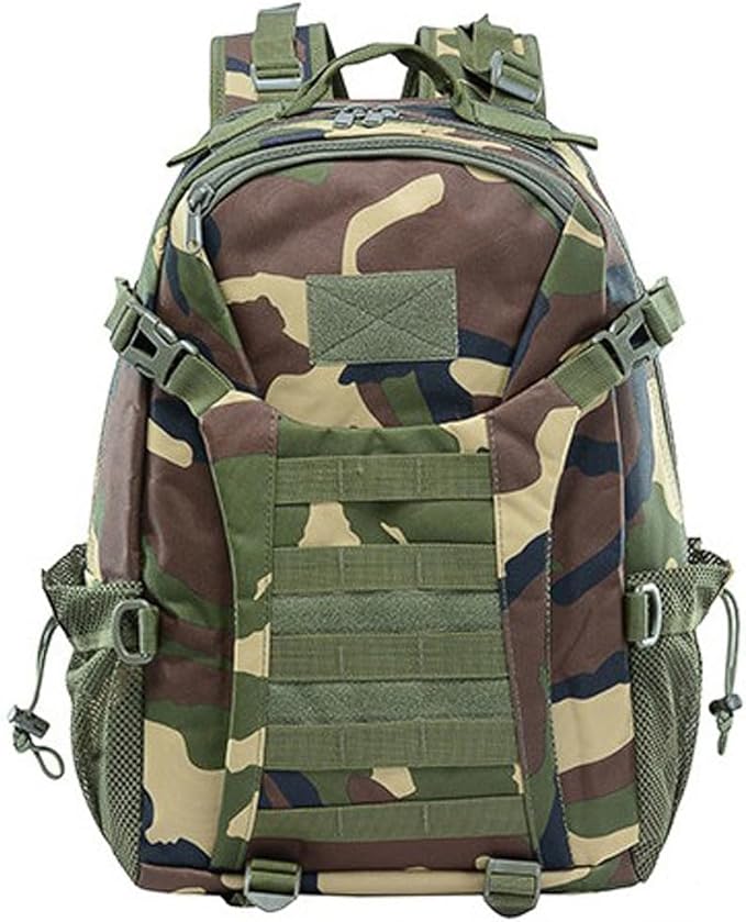 Military Tactical Backpack for Men and Women 30L Small Assault Pack Bag Rucksack with Molle System (Jungle Camouflage)