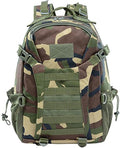 Military Tactical Backpack for Men and Women 30L Small Assault Pack Bag Rucksack with Molle System (Jungle Camouflage)