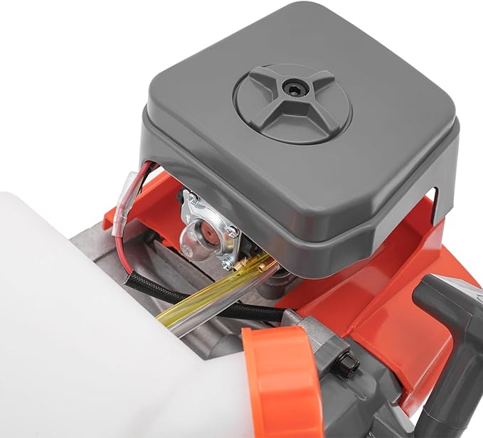 63.3CC 2-Stroke Gasoline Engine 2.2Kw Portable Agricultural Engine 0.34Gal Single-Cylinder 2-Stroke Engine Air-Cooled 7500R/Min for Lawn and Garden Equipment Weed Whackers