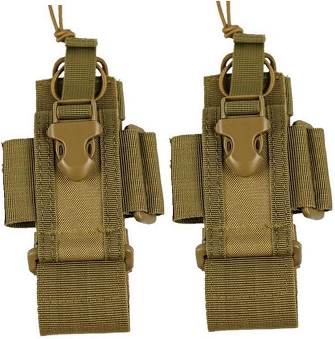 Universal Pouch Case Holder for GPS Phone Waterproofing Radio Pouch Versatile Adjustable Molle Magazine Bag Intercom Bag Duty Belt Accessories for Outdoor Sports