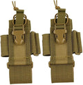 Universal Pouch Case Holder for GPS Phone Waterproofing Radio Pouch Versatile Adjustable Molle Magazine Bag Intercom Bag Duty Belt Accessories for Outdoor Sports