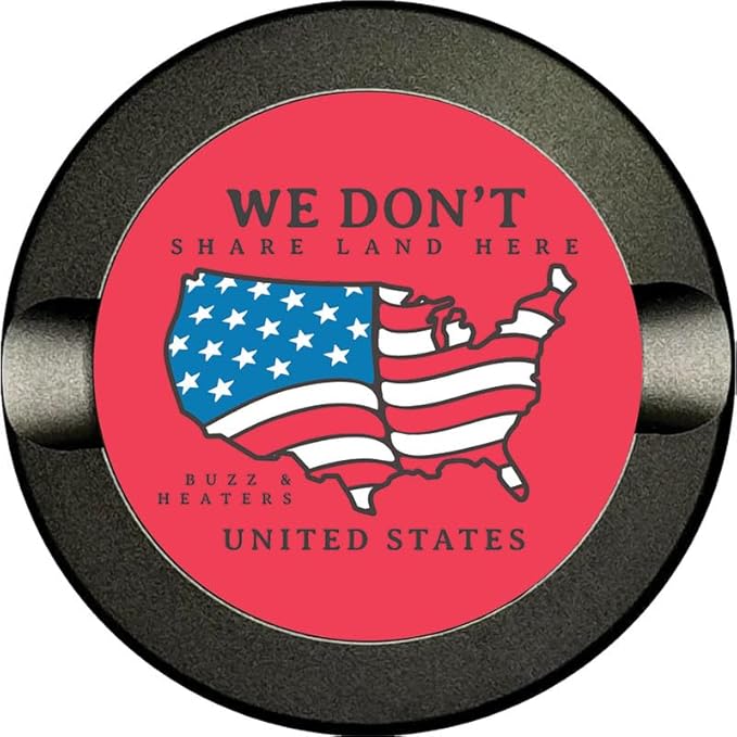 Americana Buzz &amp Heaters Zyn Container - Metal Holder &amp Can