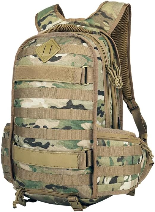 Tactical Pro Supply - Attack 900D Oxford Backpack for Hiking Camping Running Cycling and Biking Made from Premium Quality and Water-resistant backpack - Camo