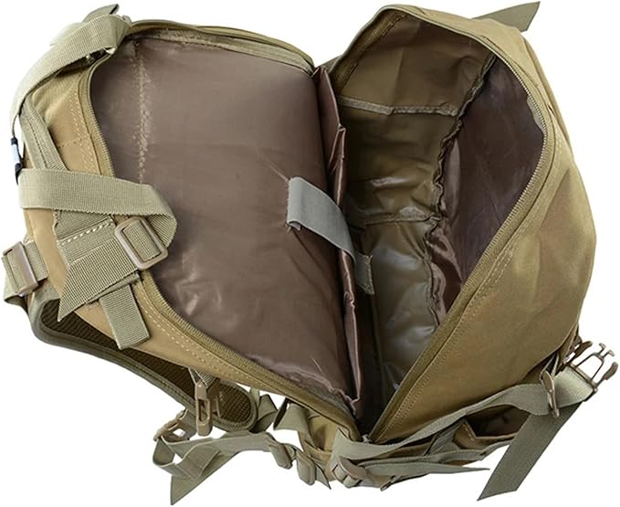 Compatible For 35L Camping Backpack Men Military Tactical Army Climbing Rucksack Hiking Travel(Army Green)
