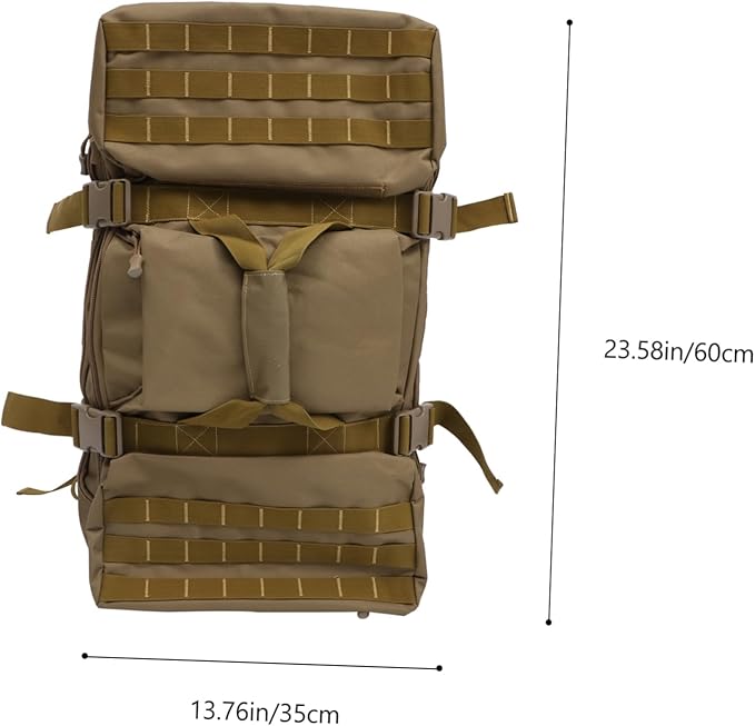 Large Capacity Outdoor Backpack Travel Bag Shoulder Straps Handbag Storage Pouch Hiking