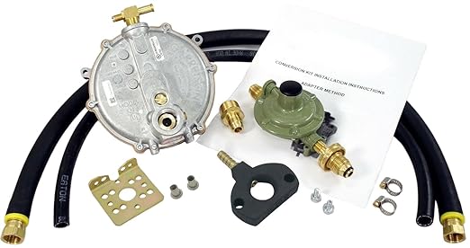 NashFuel Tri-Fuel Conversion Kit for Champion Generators Fits 100693 Model 2-Piece Stainless Steel Kit Generator Fuel Conversion Emergency Backup Power