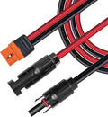Solar Charge Cable Solar Connector to XT60i Adapter Connector Connecting Solar Panel XT60i-F Extension Cable 12AWG Cable Compatible for EcoFlow Solar Generator Power Station 5m(16.4FT)