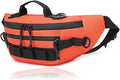 Tactical Fanny Pack for Men Women Military Waist Bag Molle Utility Hip Belt Pouch Crossbody Bags Bumbag for Cycling Hiking Walking Fishing(Orange)