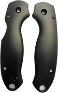 1 Pair Aluminum Scales Fits for Para 3 C223 Custom CNC Handle Patch DIY Replacement Accessory(Black)
