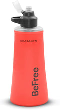 Katadyn BeFree 1.0L Ultralight Collapsible Water Filter Bottle for Hiking Camping Backpacking