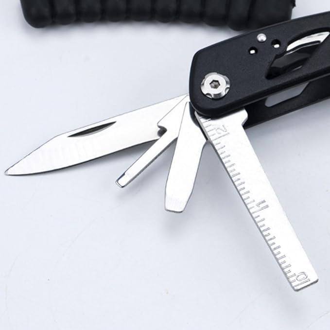 TopHomer Multitool Pliers Portable Folding Survival Tool Bottle Opener Screwdriver Scissors for Outdoor Camping Fishing Survival Hiking