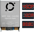 Solar Power Boost Controller 9V-60V Input 24V-96V Output Charger 450W with LED Display and Intelligent Cooling Fan Compatible with Various Battery Types
