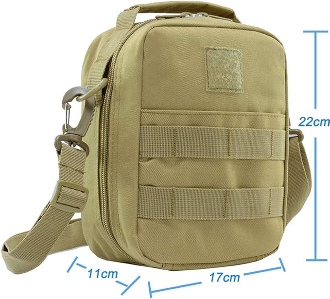 Outdoor Sports Airsoft Gear Molle Assault Combat Hiking Bag Accessory Camouflage Kit Pack Tactical Medical Pouch - ACU