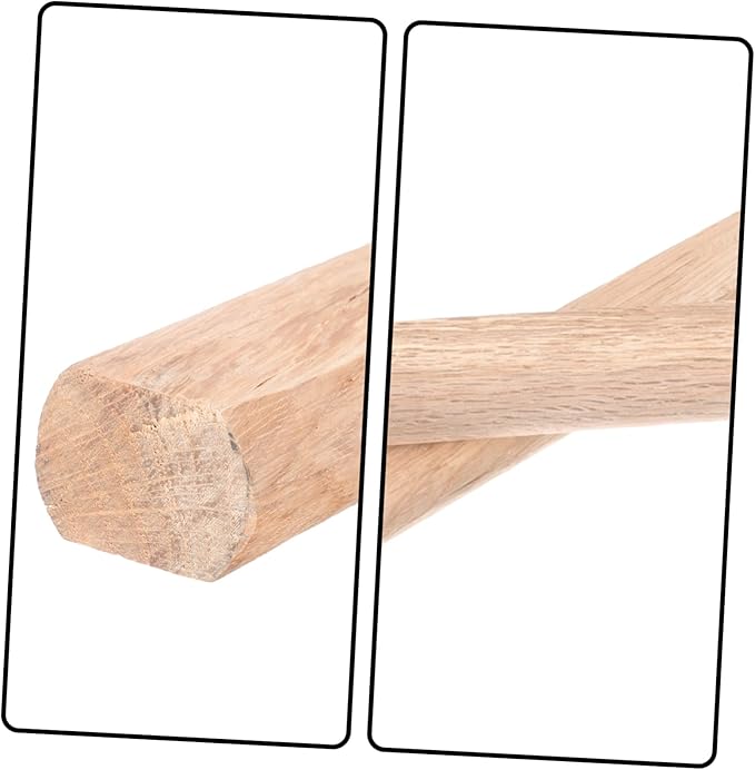 NUOBESTY 2pcs Durable Wood Handle Replacement for Axes Ergonomic Design for Woodworking Splitting Chopping Comfortable and Safe Grip for Tool Restoration