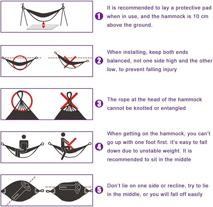 9ft Hammock Stands Portable Hammock Stand Only Hammocks with Carrying Bag for Outdoor Patio Porch(NO Hammock)