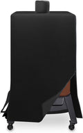 Vertical Smoker Cover For Pit Boss Pellet Smoker 4/5/7 SeriesPro Series 4 Grill Cover Compatible With PBV4PS1PBV5PW1PBV4PS2 PBV5P1735507304073752PB10739Weather-Resistant Zipper Design (Black)