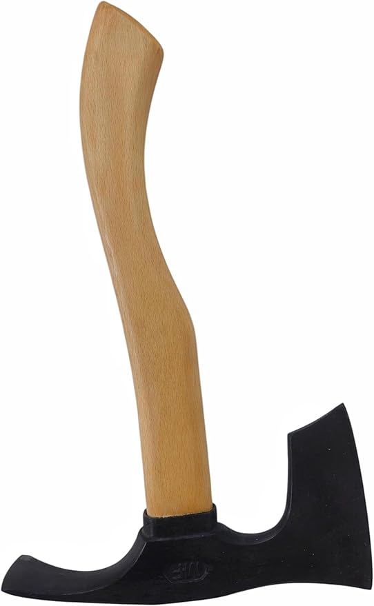 Bearded Hatchet Combo Axe with Adze Blade Bushcraft - Ergonomic Handle