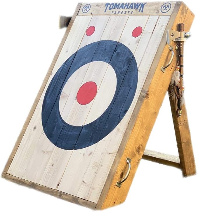 2-Ring Foldable Axe and Knife Throwing Target