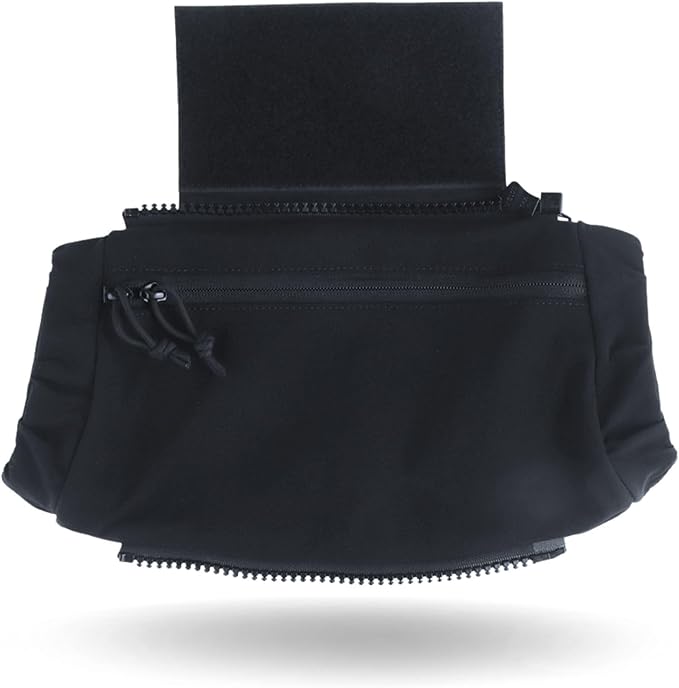 2 in 1 Handwarmer &amp Tactical Drop Pouch/Waist Bag. Plate Carrier Vest Chest Rig Hook Loop Dangler or 26-52 in Buckle Strap EDC Fanny Pack Muff for Winter Outdoor/Camping/Hunting/Football/Fishing