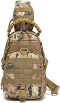 Small Tactical Shoulder Bag Waterproof Motorcycle Backpack for Travel Hiking Cycling Climbing