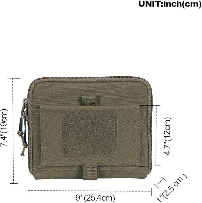 EXCELLENT ELITE SPANKER Tactical Molle Admin Pouch EDC EMT Utility Tool Bag Military Waist Organizer Pouches