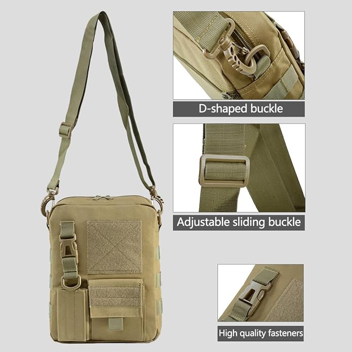Small Canvas Messenger Bag Tactical Messenger Bag Shoulder bag Small Tactical Bag Crossbody Casual Pack Waist Bag