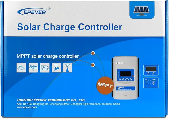 EPEVER MPPT Solar Charge Controller 40A 12/24/36/48V Auto Max PV 150V XTRA4415N-G3 Solar Panel Regulator for Gel Sealed Flooded Lithium User