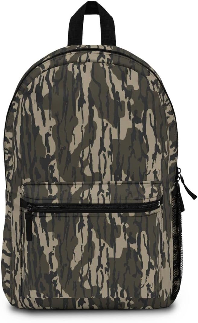 Tree Camo Bookbag/Old School Camo Backpack/Trendy Camouflaged Travel bag/Country Life Hunting Backpack