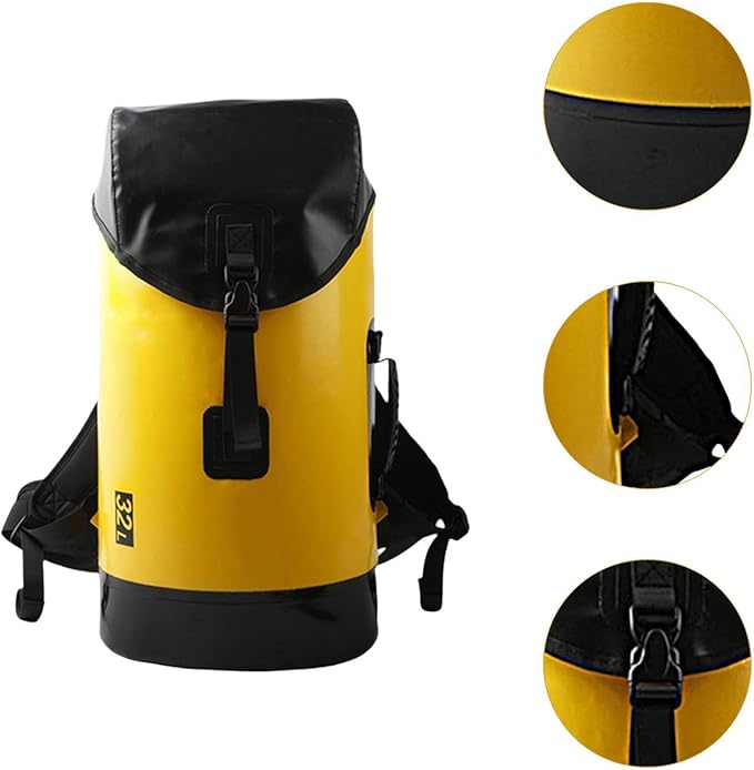 predolo Dry Storage Bag for Outdoor Use with Backpack Design for Kayaking and Sailing 32 L