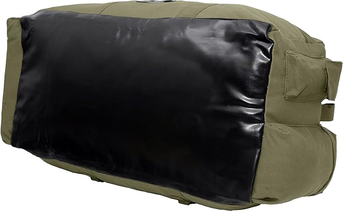 Olive Drab Israeli Military Mossad Tactical Duffle Bag – Heavy-Duty Army Travel Duffel Backpack with Straps