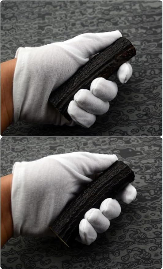 2 Pieces Resin Knife Grips Blank DIY Replacement Accessory