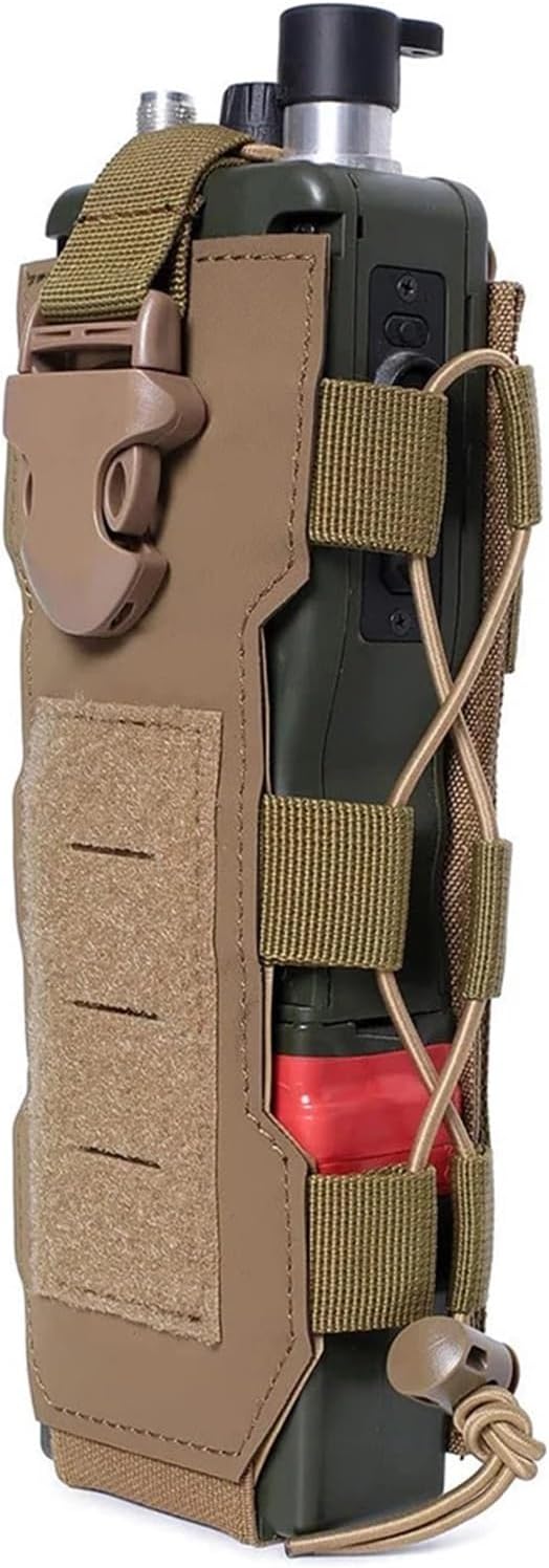 Laser Cut Design Molle Adjustable Water Bottle Holder Outdoor Sport Tactical Bottle Pouch for Backpack Belt Molle Radio Pouch