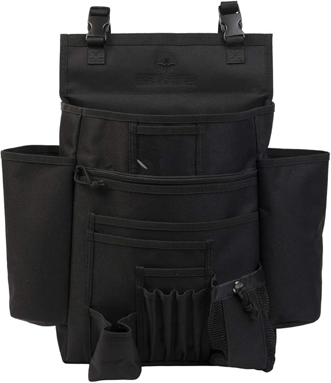 Departed Seat Organizer Outdoor Tactical SquadMilitary Sportpack Daypack (Black)