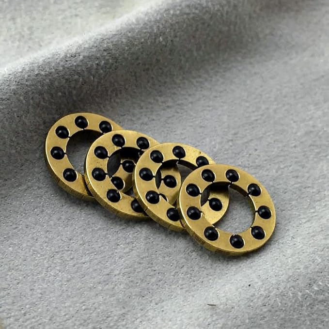 4PCS Brass Gasket Washer Flippers Fit for Rick Hinderer Gen 6 XM18 DIY Replacement Accessory