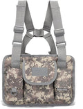 Outdoor Chest Bag For Men Tactical Utility Pack Lightweight Chest Pouch Hiphop/Harness Bag for Workouts Cycling Hiking (ACU)