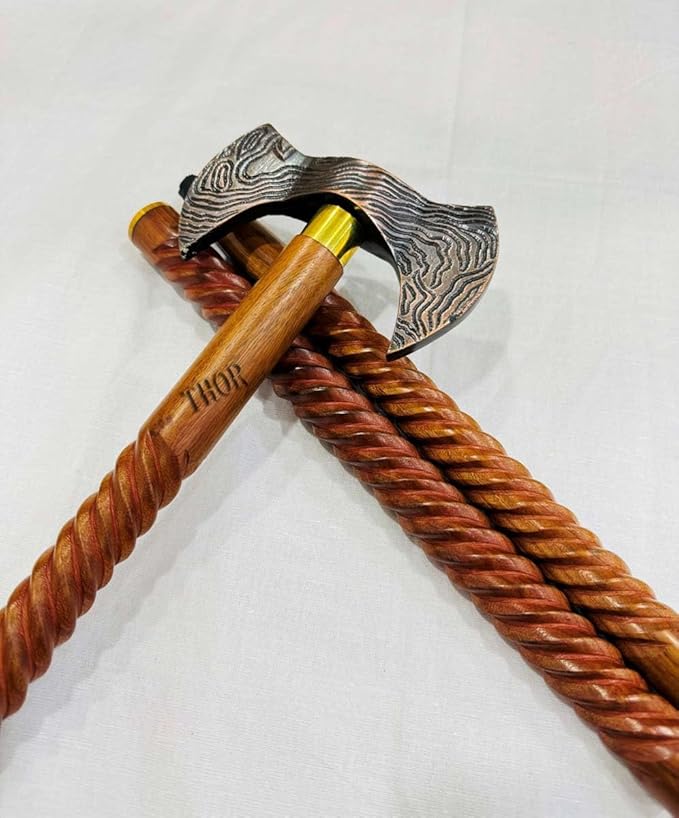 Handmade Carbon Steel Double Headed Axe Viking Axe Ragnar Axe Battle Axe Gift for him